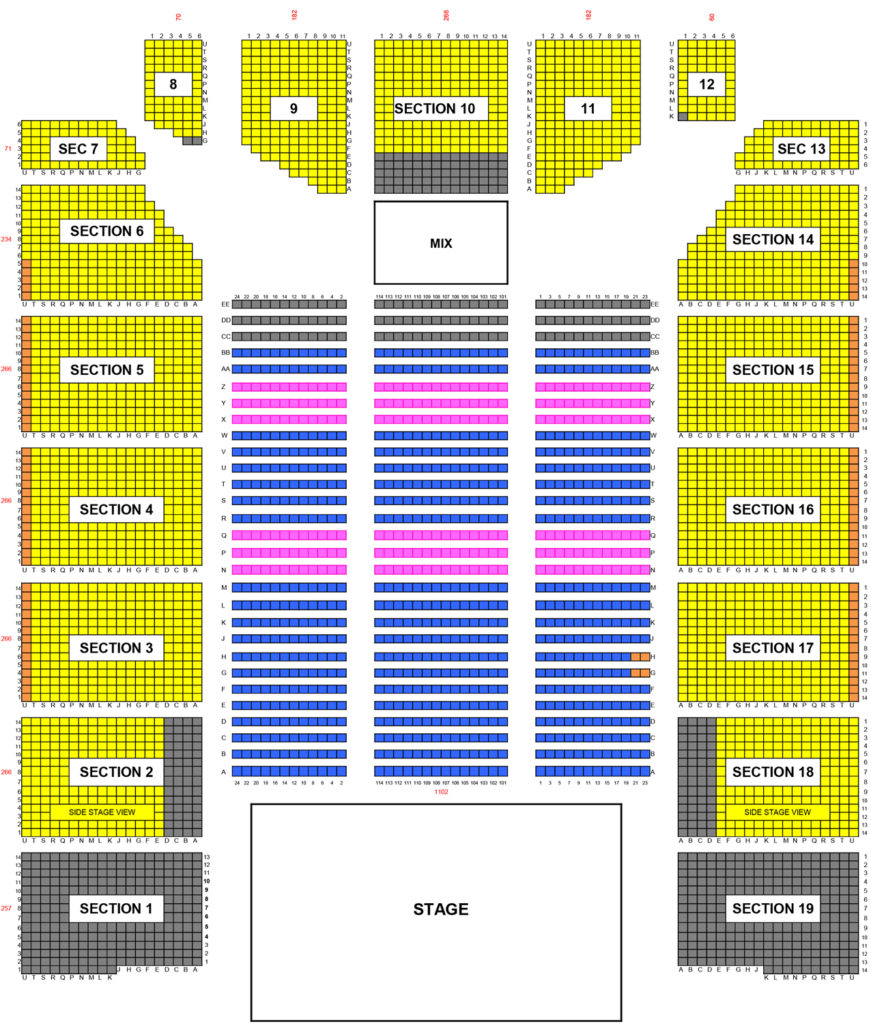 San Jose Civic Auditorium Seating Chart
